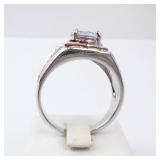 Men's CZ Rhinestone Ring - Size 12 Men's CZ Rhinestone Ring - Size 12