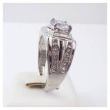 Men's CZ Rhinestone Ring - Size 12 Men's CZ Rhinestone Ring - Size 12