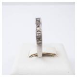 CZ Channel Set Sterling Silver Ring - Size 6 CZ Channel Set Sterling Silver Ring - Size 6