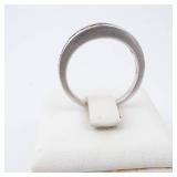 CZ Channel Set Sterling Silver Ring - Size 6 CZ Channel Set Sterling Silver Ring - Size 6