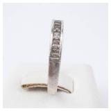 CZ Channel Set Sterling Silver Ring - Size 6 CZ Channel Set Sterling Silver Ring - Size 6
