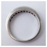 CZ Channel Set Sterling Silver Ring - Size 6 CZ Channel Set Sterling Silver Ring - Size 6