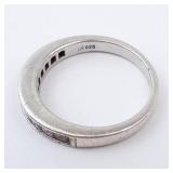 CZ Channel Set Sterling Silver Ring - Size 6 CZ Channel Set Sterling Silver Ring - Size 6