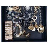 Assorted Jewelry: Necklaces, Bracelets & Earrings in Gold & Silver Tones Assorted Jewelry: Necklaces, Bracelets & Earrings in Gold & Silver Tones