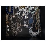 Assorted Jewelry Collection - Necklaces, Earrings, Rings and Turquoise Beads Assorted Jewelry Collection - Necklaces, Earrings, Rings and Turquoise Beads