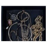 Assorted Fashion Jewelry - Necklaces, Chains, Pearls & Mint Green Flower Pendants Assorted Fashion Jewelry - Necklaces, Chains, Pearls & Mint Green Flower Pendants