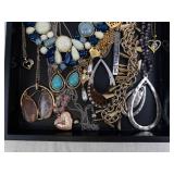 Costume Jewelry Mix: Necklaces, Bracelets & Earrings with Turquoise Accents Costume Jewelry Mix: Necklaces, Bracelets & Earrings with Turquoise Accents