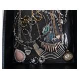Assorted Costume Jewelry - Bracelets, Necklaces, Rings & Earrings Assorted Costume Jewelry - Bracelets, Necklaces, Rings & Earrings