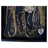 Costume Jewelry Collection - Gold-Tone Necklaces, Bracelets & Rings Costume Jewelry Collection - Gold-Tone Necklaces, Bracelets & Rings