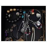 Assorted Costume Jewelry - Necklaces & Bracelets with Beads & Pendants Assorted Costume Jewelry - Necklaces & Bracelets with Beads & Pendants