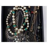 Pearl & Turquoise Jewelry Mix - Necklaces, Bracelets & Earrings, Mixed Metals Pearl & Turquoise Jewelry Mix - Necklaces, Bracelets & Earrings, Mixed Metals