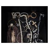 Pearl & Bead Costume Jewelry - Assorted Necklaces, Bracelets & Cross Pendants Pearl & Bead Costume Jewelry - Assorted Necklaces, Bracelets & Cross Pendants