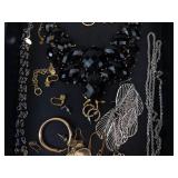 Black & Gold Fashion Jewelry Collection - Necklace, Rings, Earrings & Bracelets Black & Gold Fashion Jewelry Collection - Necklace, Rings, Earrings & Bracelets