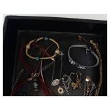 Assorted Costume Jewelry - Necklaces, Bracelets & Charms Assorted Costume Jewelry - Necklaces, Bracelets & Charms