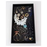 Costume Jewelry Tray - White Bead Necklace, Turquoise Pendant, Bangles Costume Jewelry Tray - White Bead Necklace, Turquoise Pendant, Bangles