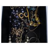 Pearl Necklace & Assorted Jewelry - Bracelets, Earrings, Beads Pearl Necklace & Assorted Jewelry - Bracelets, Earrings, Beads