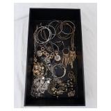 Assorted Gold-Tone & Silver Jewelry Collection - Bracelets, Necklaces, Rings & Earrings Assorted Gold-Tone & Silver Jewelry Collection - Bracelets, Necklaces, Rings & Earrings