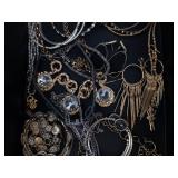 Assorted Gold-Tone & Silver Jewelry Collection - Bracelets, Necklaces, Rings & Earrings Assorted Gold-Tone & Silver Jewelry Collection - Bracelets, Necklaces, Rings & Earrings