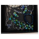 Blue & Green Bead Jewelry Set - Necklaces, Bracelets, Earrings Blue & Green Bead Jewelry Set - Necklaces, Bracelets, Earrings