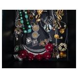 Assorted Costume Jewelry Display Box - Necklaces, Chains & Pendants Assorted Costume Jewelry Display Box - Necklaces, Chains & Pendants