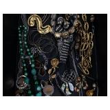 Assorted Costume Jewelry Display Box - Necklaces, Chains & Pendants Assorted Costume Jewelry Display Box - Necklaces, Chains & Pendants