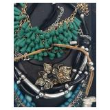 Boho Beaded Jewelry Set - Assorted Necklaces & Bracelets in Green, Turquoise & Blue Boho Beaded Jewelry Set - Assorted Necklaces & Bracelets in Green, Turquoise & Blue