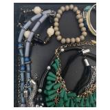 Boho Beaded Jewelry Set - Assorted Necklaces & Bracelets in Green, Turquoise & Blue Boho Beaded Jewelry Set - Assorted Necklaces & Bracelets in Green, Turquoise & Blue