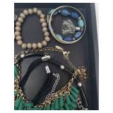 Boho Beaded Jewelry Set - Assorted Necklaces & Bracelets in Green, Turquoise & Blue Boho Beaded Jewelry Set - Assorted Necklaces & Bracelets in Green, Turquoise & Blue