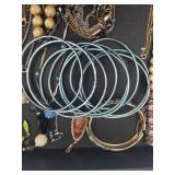 Assorted Costume Jewelry Necklaces & Bracelets - Beads, Pearls, Crystals & Blue Stones Assorted Costume Jewelry Necklaces & Bracelets - Beads, Pearls, Crystals & Blue Stones