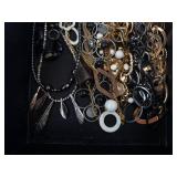 Assorted Jewelry - Mixed Metal Necklaces, Chains, Rings & Bracelets Assorted Jewelry - Mixed Metal Necklaces, Chains, Rings & Bracelets