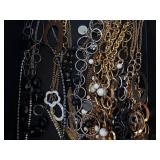 Assorted Jewelry - Mixed Metal Necklaces, Chains, Rings & Bracelets Assorted Jewelry - Mixed Metal Necklaces, Chains, Rings & Bracelets