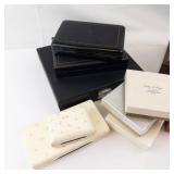 Assorted Jewelry Boxes & Cases - Leather, Wood & Cardboard, Mixed Brands & Sizes Assorted Jewelry Boxes & Cases - Leather, Wood & Cardboard, Mixed Brands & Sizes