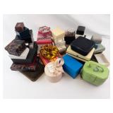 Jewelry Boxes Assortment - Mixed Sizes & Colors Jewelry Boxes Assortment - Mixed Sizes & Colors