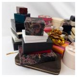 Jewelry Boxes Assortment - Mixed Sizes & Colors Jewelry Boxes Assortment - Mixed Sizes & Colors