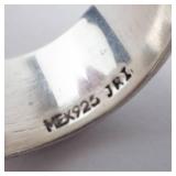 JRI Mexico Sterling Silver SPINNER Ring. Size 7.5. JRI Mexico Sterling Silver SPINNER Ring. Size 7.5.