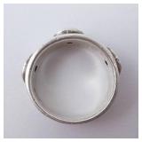 Sterling Silver Pinky Ring. Size 4.25. Sterling Silver Pinky Ring. Size 4.25.