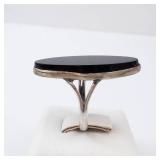 Sterling Silver Black Onyx Ring - Size 6 Sterling Silver Black Onyx Ring - Size 6