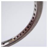 Sterling Silver Lab-Grown Diamond Band. Size 7. Sterling Silver Lab-Grown Diamond Band. Size 7.