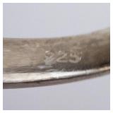 Sterling Silver Ring - Blue Cabochon -Size 8.25 Sterling Silver Ring - Blue Cabochon -Size 8.25