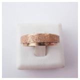 Spinner Ring - Rose Tone Sparkling, Size 6 Spinner Ring - Rose Tone Sparkling, Size 6