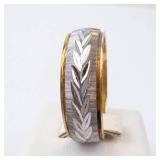 Etched Two Tone Men's Ring. Size 13 Etched Two Tone Men's Ring. Size 13
