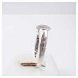 Solitaire CZ Sterling Silver Ring - Size 7.75 Solitaire CZ Sterling Silver Ring - Size 7.75