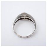 Solitaire CZ Sterling Silver Ring - Size 7.75 Solitaire CZ Sterling Silver Ring - Size 7.75