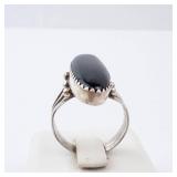 Black Onyx Sterling Southwest Ring - Size 6 Black Onyx Sterling Southwest Ring - Size 6