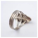 Black Onyx Sterling Southwest Ring - Size 6 Black Onyx Sterling Southwest Ring - Size 6