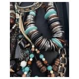 Boho Bead Costume Jewelry Collection - Mixed Metal Bracelets & Necklaces Boho Bead Costume Jewelry Collection - Mixed Metal Bracelets & Necklaces