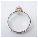 Rhodonite Sterling Silver Ring - Size 8 Rhodonite Sterling Silver Ring - Size 8
