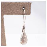 Sterling Silver Hammered Teardrop Earrings Sterling Silver Hammered Teardrop Earrings