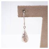 Sterling Silver Hammered Teardrop Earrings Sterling Silver Hammered Teardrop Earrings