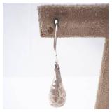 Sterling Silver Hammered Teardrop Earrings Sterling Silver Hammered Teardrop Earrings
